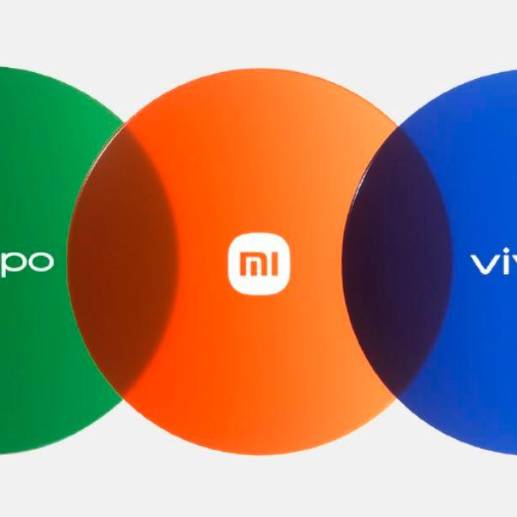 Alianza Oppo, Xiaomi y vivo. FOTO Cortesía