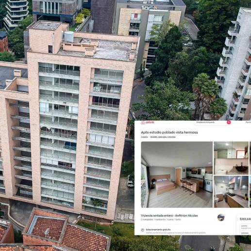 El edificio Mantua está ubicado en Las Lomas n° 2, en El Poblado, y tiene 105 apartamentos. FOTO: EL COLOMBIANO