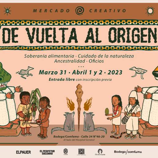 El mercado local en el que habrá emprendimientos, gastronomía y música local. ILUSTRACIÓN: Cortesía