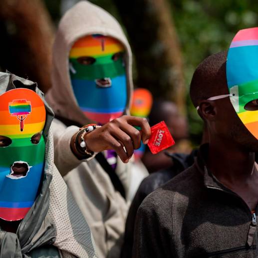 La iniciativa legislativa castigaría con hasta 10 años en prisión a los homosexuales en Uganda. FOTO TWITTER @SaycheeseDGTL