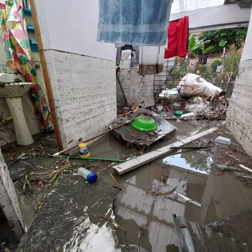 Las afectaciones ocurrieron en El Popular 1, Tricentenario y Granizal.