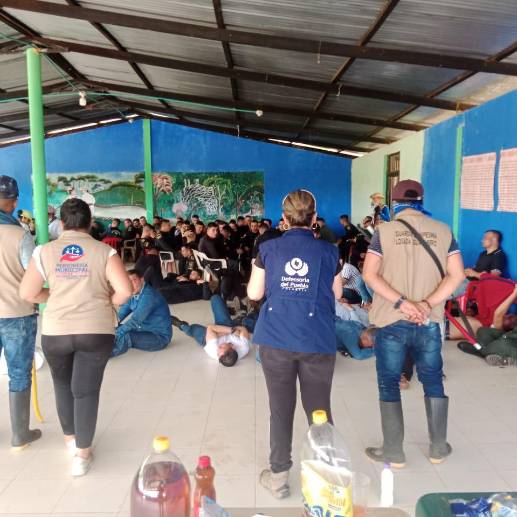  La Defensoría del pueblo hizo presencia en San Vicente del Caguán; el defensor del Pueblo señaló su rechazo ante los hechos de violencia. Cortesía: Defensoría del Pueblo