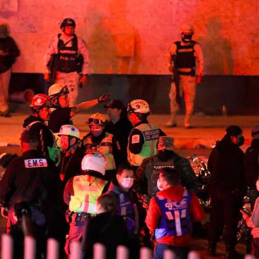 Entre los 37 migrante que murieron en incendio en centro de migración en México, se encontraba un colombiano. Foto: EFE. 