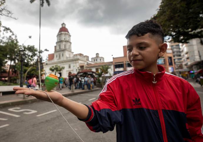 Con gran participación de todos los habitantes de Caldas y municipios aledaños, esta tradicional actividad ha permitido el disfrute desde los más grandes hasta los más pequeños. Foto : Camilo Suárez.