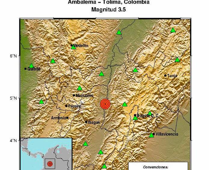 El epicentro del temblor fue el municipio de Asamblea, Tolima. FOTO CORTESÍA 