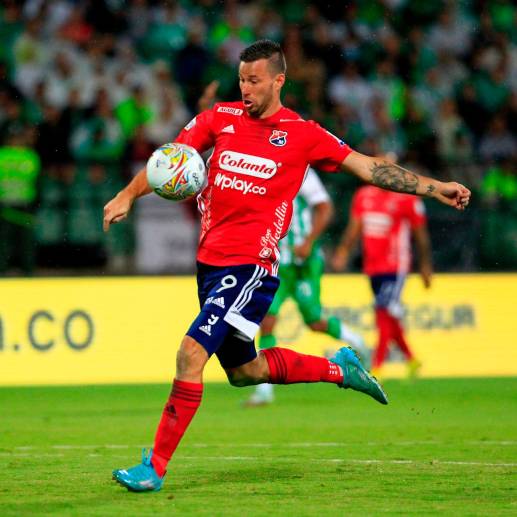 Luciano Pons solo ha conseguido un gol con el Medellín en 2023. Fue el 4 de febrero, en el empate 1-1 con Santa Fe. <span class="mln_uppercase_mln">FOTO</span> <b><span class="mln_uppercase_mln">Camilo Suárez</span></b>