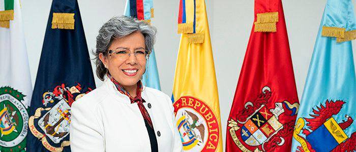 Ana María Garzón el día de su nombramiento como secretaria de Mindefensa. FOTO: Cortesía