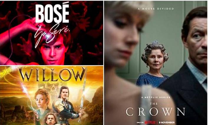 Algunas de las producciones que se estrenan o tienen nueva temporada en noviembre. FOTOS Cortesía 
