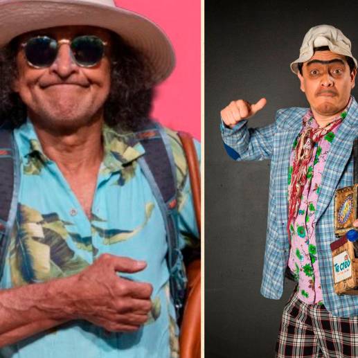 Dos referentes del humor popular en Colombia, el Águila descalza y Suso, tiene funciones este “finde” en Medellín. FOTO Cortesía 
