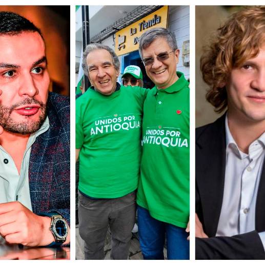 Lucas Cañas, Jaime Bedoya, Luis Fernando Suárez y Mateo Robledo. FOTOS EL COLOMBIANO y Cortesía