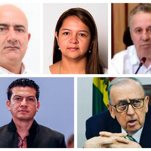 Arriba: Germán Hoyos, Mónica Raigoza y Jairo Ruiz; abajo: Luis Carlos Hernández y Antonio Yepes. FOTOS EL COLOMBIANO y Cortesía