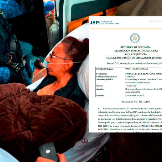 Enilce López, alias La Gata, quedó en libertad. FOTO: Cortesía. 