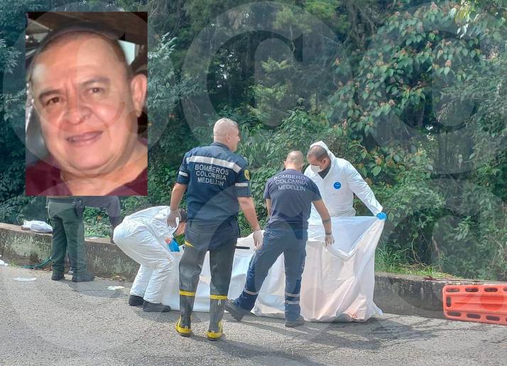Héctor Luis Gómez Cardona había desaparecido desde la madrugada de este jueves y fue hallado horas más tarde sin vida. FOTOS: MAURICIO PALACIO Y CORTESÍA