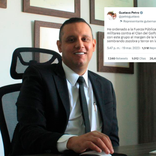 Ricardo Giraldo es el apoderado de las autodenominadas Autodefensas Gaitanistas de Colombia, más conocidas como Clan del Golfo, para los acercamientos de la paz con el Gobierno. Foto: Cortesía