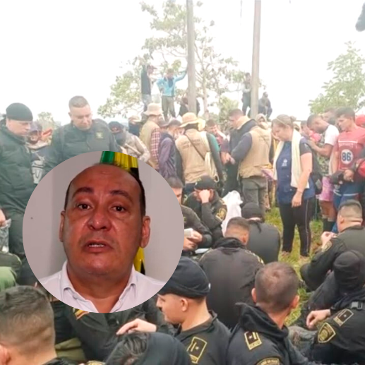 Julián Perdomo, alcalde de San Vicente del Caguán aseguró que las protestas de la guardia indígenas empezaron hace más de un mes y el Gobierno estaba enterado. FOTO CORTESÍA