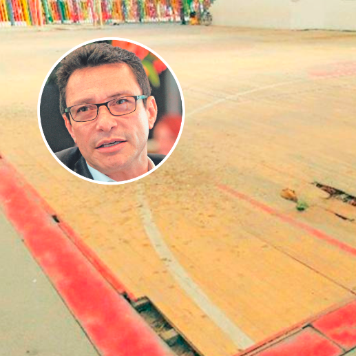 El Coliseo Gaira es una de las megaobras por las que la Fiscalía imputó al gobernador del Magdalena, Carlos Caicedo<b>. </b>FOTO<b> Fiscalía</b>