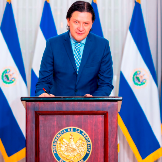 Andrés Guzmán, comisionado para los Derechos Humanos de El Salvador.<b> </b>FOTO: TOMADA DE REDES SOCIALES PRESIDENCIA DE EL SALVADOR