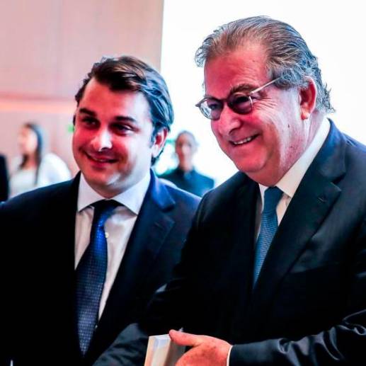 Gabriel Gilinski y su padre, Jaime Gilinski, lideran las arremetidas de los últimos meses por empresas paisas. FOTO: JAIME PÉREZ