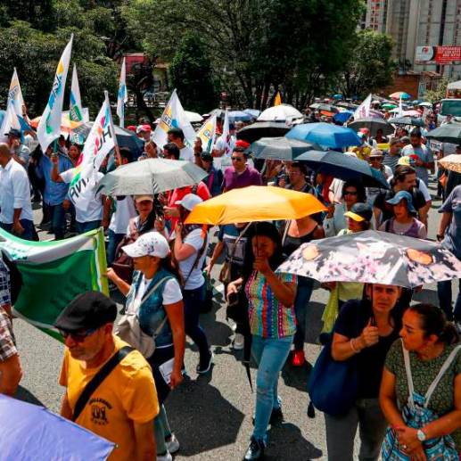 En Medellín las manifestaciones empezarán a las 10:00 a.m. en el barrio La Candelaria. FOTO: MANUEL SALDARRIAGA