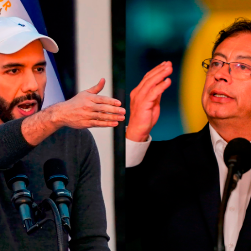 Bukele volvió a trinarle a Petro, esta vez para anunciarle la incautación de un cargamento de droga que era transportado por tres colombianos. FOTOS: GETTY