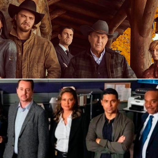 Yellowstone, arriba y una de las franquicias de NCIS, hacen parte de las más vistas en la televisión por cable de Estados Unidos. FOTOS Cortesía