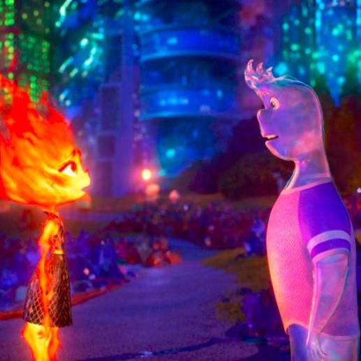 Escena de Elemental, una película de Disney. Foto: Cortesía Disney 