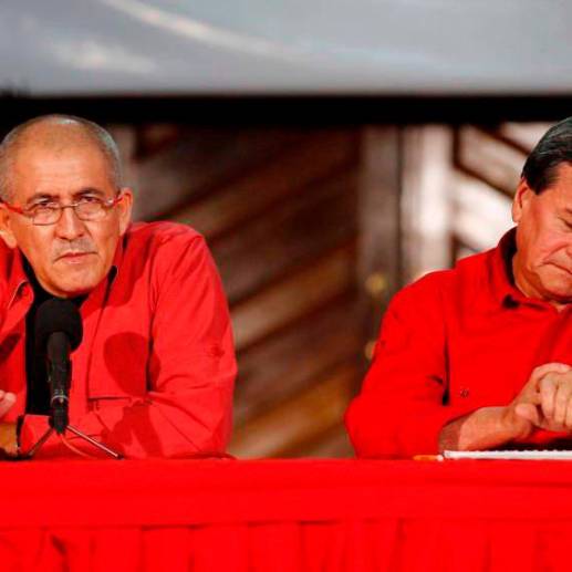 Alias Antonio García y Pablo Beltrán, cabecillas del ELN. FOTO: COLPRENSA