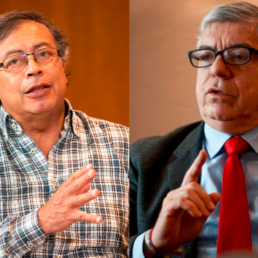 El presidente Gustavo Petro y el jefe de la bancada Liberal César Gaviria se reunirán para hablar sobre la reforma a la salud. FOTO: Colprensa