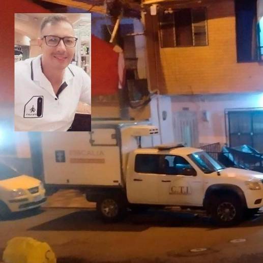 Dentro de esta vivienda del barrio Las Margaritas, de Caldas, fue asesinado Jorge Mario Agudelo Raigoza, de 48 años. FOTOS: CORTESÍA
