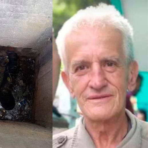 Dentro de este pozo, en la vía Hatillo-Barbosa, fue encontrado el cuerpo sin vida de Javier Antonio Restrepo González, de 64 años. FOTOS: CORTESÍA