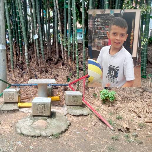 Esta fue la estructura que colapsó y le ocasionó la muerte a Juan Manuel Bernal, de 11 años en el barrio Belalcázar, de Medellín. FOTOS: CORTESÍA
