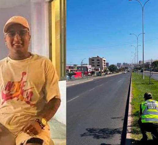 Johan Yesid Flórez fue arrollado por un auto cuando se detuvo a reparar la moto en la que se transportaba por las vías de Antofagasta. FOTO: COLPRENSA