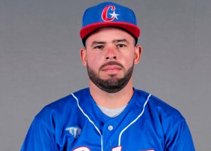 El beisbolista cuabano Iván Prieto tiene 26 años. Nació en la ciudad de Holguín en el oriente de Cuba. FOTO: TOMADA DEL TWITTER DE @LdaCantinas 