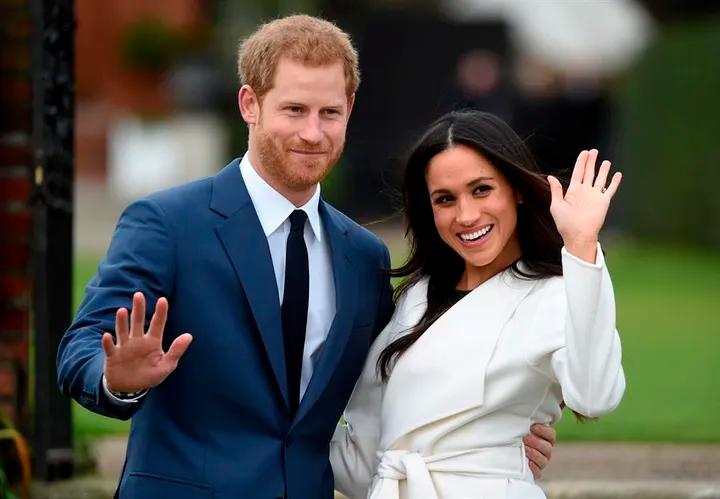 Enrique y Meghan están comprometidos oficialmente desde noviembre del 2017. FOTO EFE.