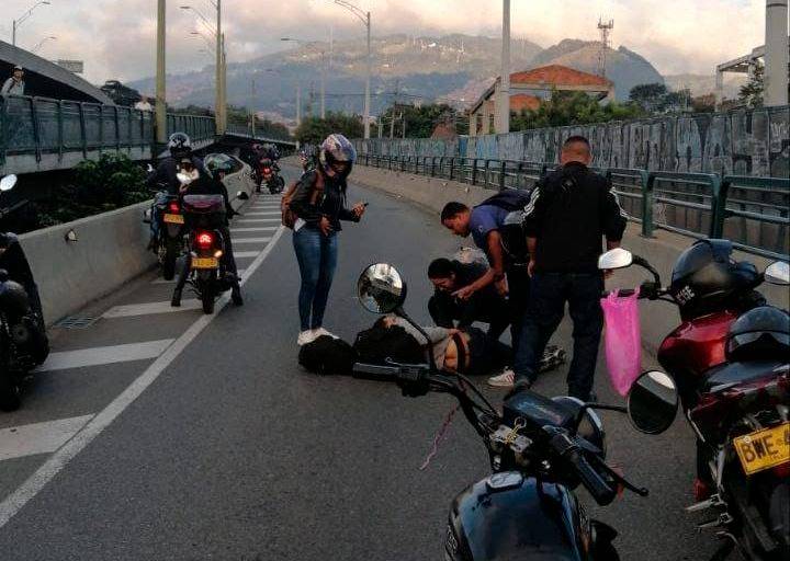 El hombre que perdió el antebrazo fue trasladado al Pablo Tobón Uribe con pronóstico reservado. FOTO: CORTESÍA