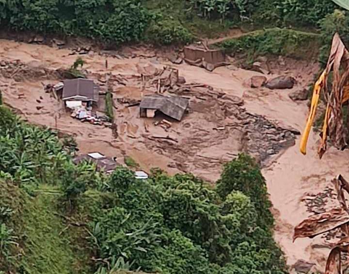 En Andes y Jardín los impactos los sufrieron tres viviendas y una escuela rural. FOTO CORTESÍA
