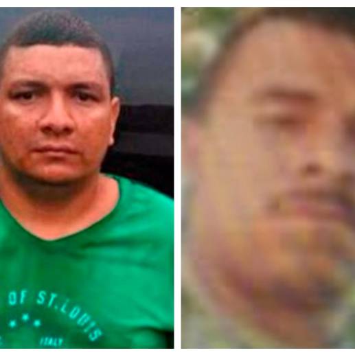 José Miguel Demoya Hernández, alias “Chirimoya”, y José Ramón Zapata Pérez, alias “Gabino”, son dos de los señalados cabecillas del Clan del Golfo detrás de los incidentes en el Bajo Cauca. FOTOS: CORTESÍA