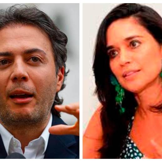 Daniel Quintero, alcalde de Medellín, y Catalina Ortiz, candidata a la Alcaldía de Cali. FOTO: Cortesía 
