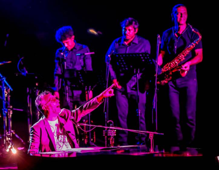 En la primera parte del concierto interpretó, en orden, todas las canciones de El amor después del amor. FOTO Jaime Pérez