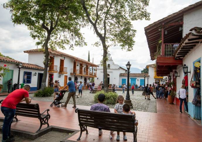 El Pueblito Paisa con su nueva cara es otro referente de ciudad que atrae visitantes. Foto: Edwin Bustamante