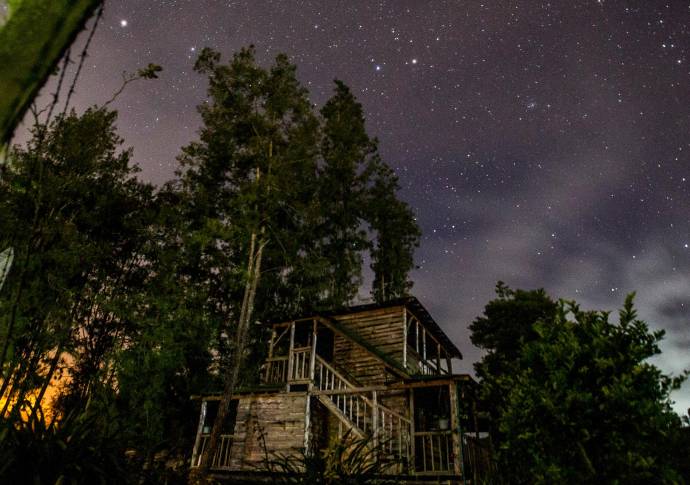 Con la astrofotografía se logran cielos imponentes y colores espectaculares del firmamento, a veces se siente querer tocar las estrellas. FOTOS: Julio César Herrera