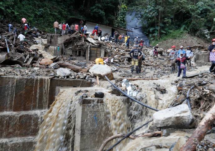 El director del Dagrán, Jaime Enrique Gómez, explicó que la tragedia ocurrió luego de fuertes lluvias. Foto: Manuel Saldarriaga
