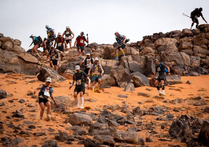 La competencia que culmina hoy comenzó el pasado 25 de marzo en el sur de Marruecos. Foto AFP