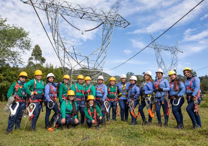 El programa de formación está liderado por la compañía energética ISA y hace parte de la estrategia para contar con personal más capacitado desde la parte formativa. Foto: Esneyder Gutiérrez 