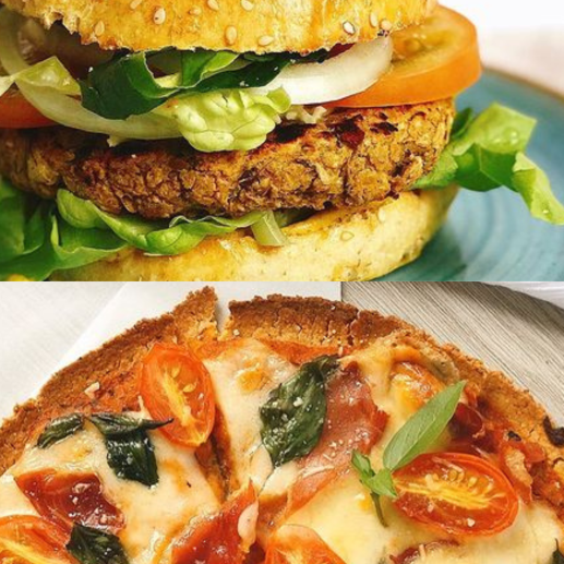 Las hamburguesas, pizzas y otro tipo de comida rápida pueden ser saludables. Eso es lo que exploran algunos gastrónomos en Antioquia: los de estas imágenes fueron hechos por @byseisraices. FOTO: Cortesía