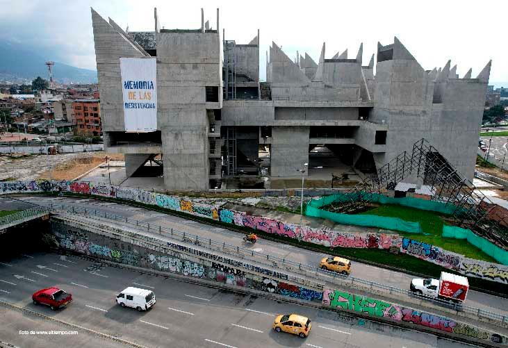 El Museo de la Memoria estaba previsto para ser entregado en octubre de 2022, pero la Agencia Nacional Inmobiliaria dijo que quedaría lista para julio de 2024, es decir, año y medio más. FOTO cortesía procuraduría