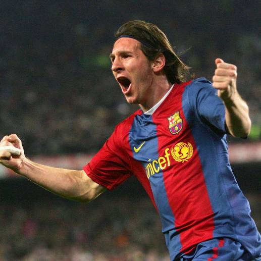 El primer triplete de Messi fue en un partido contra Real Madrid en 2007. El argentino tenía 19 años y estaba empezando a escribir su historia como “astro del fútbol mundial”. FOTO: TOMADA DE REDES SOCIALES 
