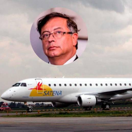 Petro aseguró que los aviones de Satena deberán empezar a apoyar la situación “en los próximos minutos”. FOTO COLPRENSA