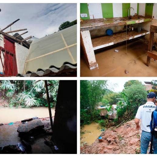 Las autoridades de gestión del riesgo están alertas ante esta temporada de lluvias. FOTOS Cortesía