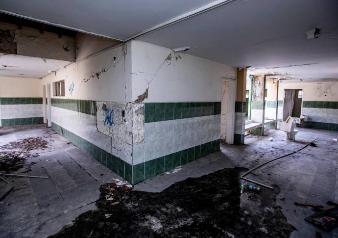 Así luce hoy, se lo están robando a pedacitos. FOTO: Jaime Pérez